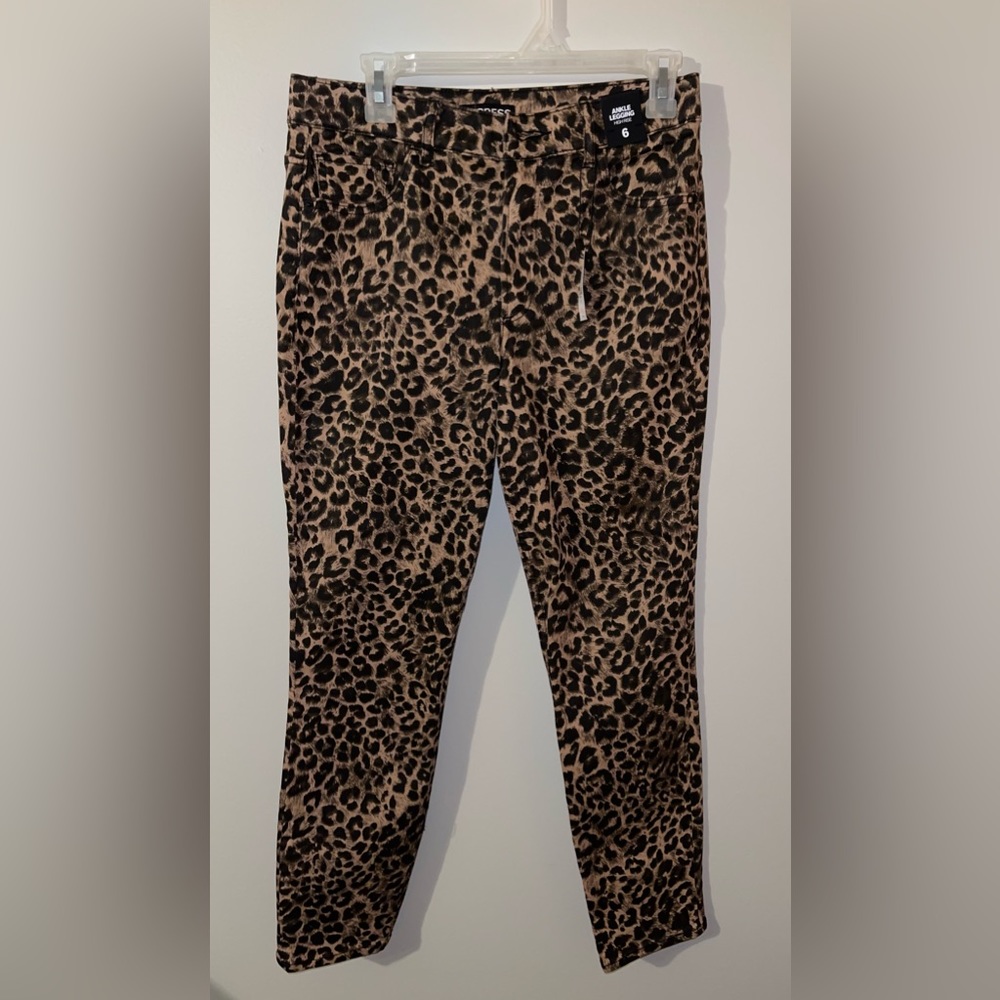 COPY - Express Leopard High Rise Ankle Legging NWT